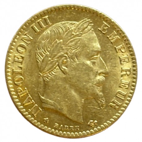 10 francs Napoléon III 1867 BB