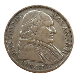 Vatican - Pie VII - 30 baioccchi (Teston) 1830