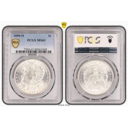 États Unis -  1 dollar Morgan 1899 O MS63