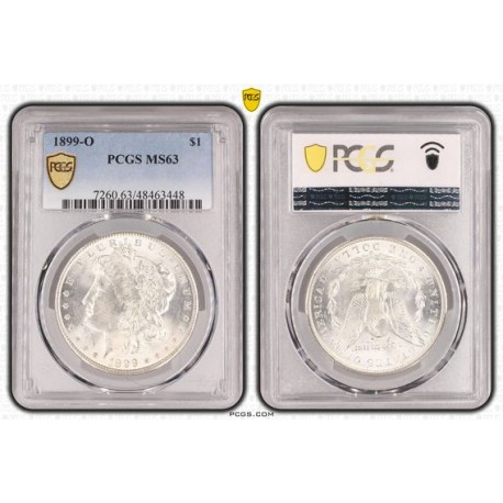 États Unis -  1 dollar Morgan 1899 O MS63