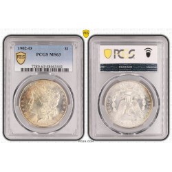 États Unis -  1 dollar Morgan 1902 O MS63