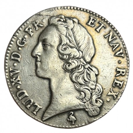 Louis XV - Ecu au bandeau 1762 A Paris