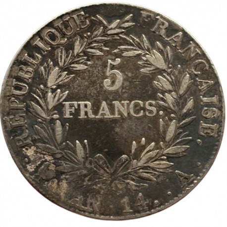 5 francs Napoléon Ier  AN 14 A Paris