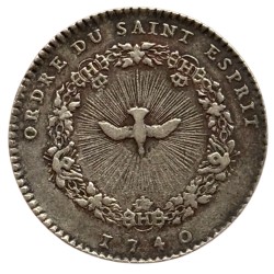 Jeton Louis XV - Ordre du Saint Esprit 1740