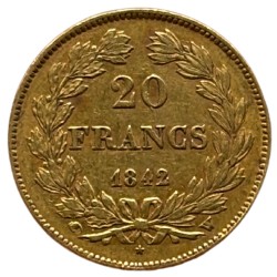20 francs Louis Philippe Ier 1842 A Paris