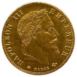 5 francs Napoléon III 1866 A - Paris