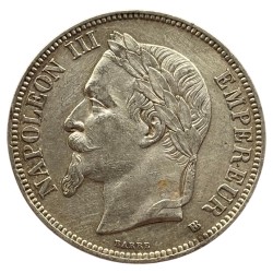 5 francs Napoléon III 1869 BB Strasbourg