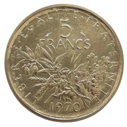 5 francs Semeuse Essai 1970