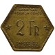 Congo Belge - 2 francs 1943