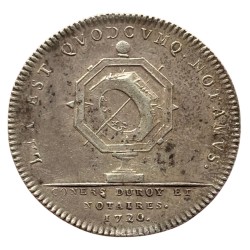 Louis XV - Jeton argent des Notaires royaux 1720