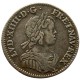 Louis XIV - 1/12 d'écu à la mèche courte  - 1644 A ( variété rose entre deux points)