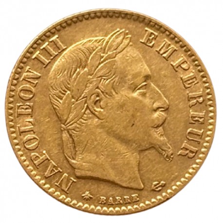 10 francs Napoléon III 1868 A Paris