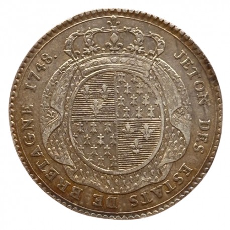 Jeton Louis XV- jeton des états de Bretagne 1748