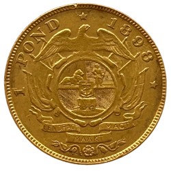Afrique du Sud - 1 Pond Kruger 1898