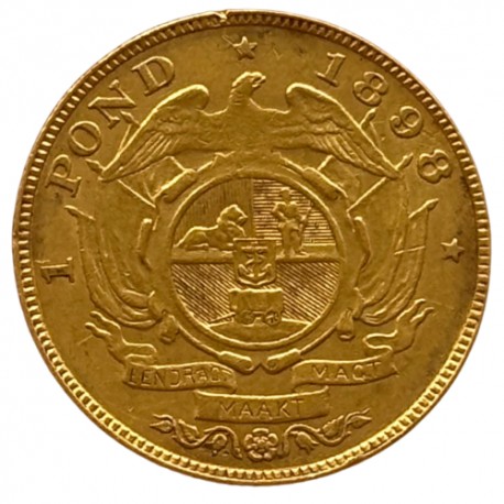 Afrique du Sud - 1 Pond Kruger 1898