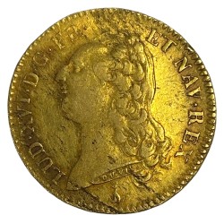 Louis XVI - Double Louis 1789 T Nantes