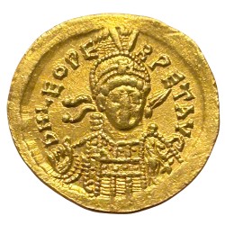 Solidus de Léon Ier - Victoria auggg - Constantinople