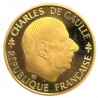 Coffret Monnaie de Paris Or et Argent 1franc De Gaulle 1988