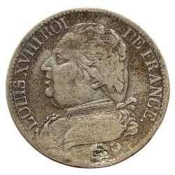5 francs Louis XVIII 1815 L - Bayonne