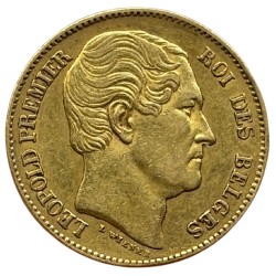 Belgique - 20 francs Léopold Ier 1865