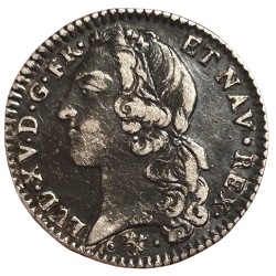 Louis XV - 1/5ème d'écu au bandeau 1766 L Bayonne