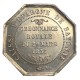 Jeton octogonal caisse d'épargne de Bayonne 1834 (1880)