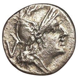 République Romaine - Quinaire anonyme - Rome (214-213av. J-C.)