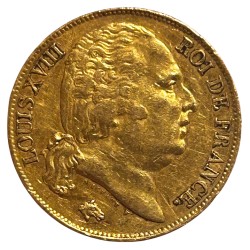 20 francs Louis XVIII - 1817 W Lille
