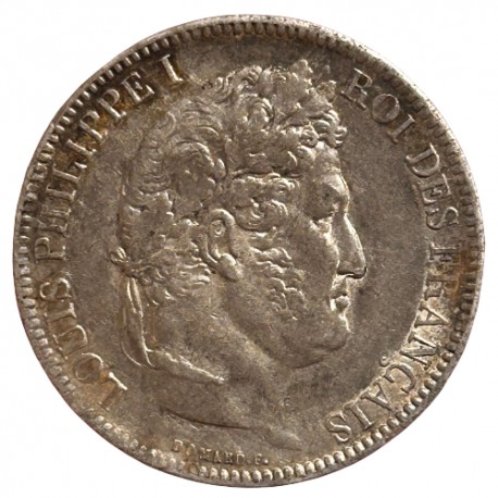 5 francs Louis Philippe Ier 1831 T Nantes (tranche relief)