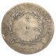 5 francs Bonaparte 1er Consul  AN XI A Paris