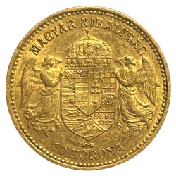 Hongrie - 10 coronne François-Joseph Ier 1902 KB
