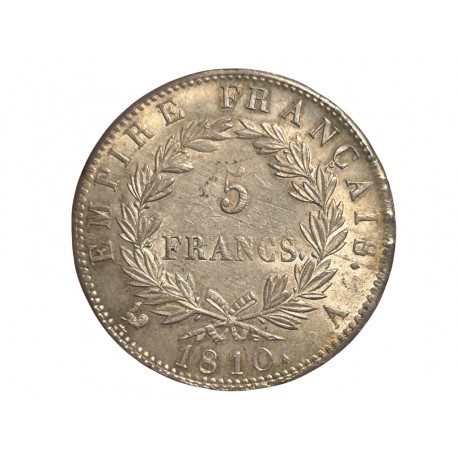 5 francs Napoléon Ier 1810 A Paris